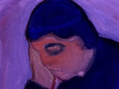 E. Munch, Melancholia (1893), detail