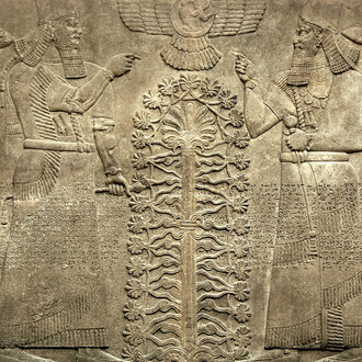 Palace Reliefs from Kalhu. Courtesy of Bowdoin Museum 