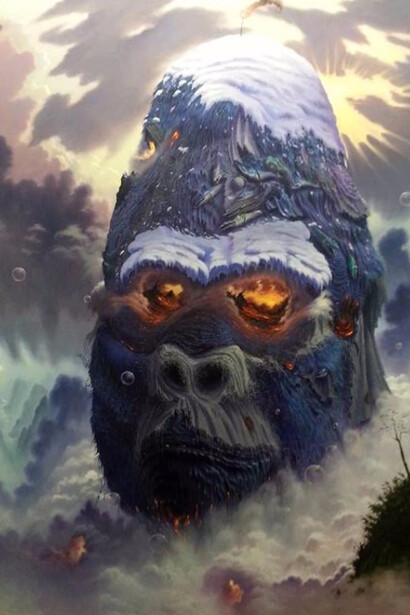 Fulvio Di Piazza, Crying Gorilla, 2016. Courtesy of Jonathan LeVine Gallery