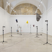 Núria Fuster, (          ) -The air I breathe-, exhibition view. Courtesy of Museo Patio Herreriano