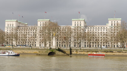 Edificio principal del Ministerio de Defensa. Londres, Reino Unido