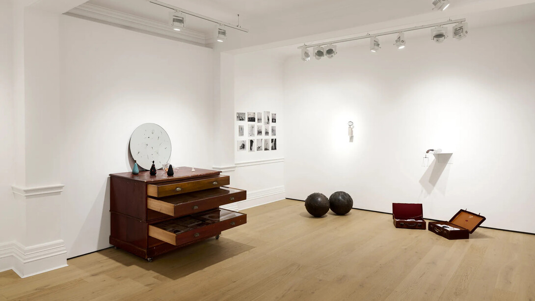 The studio of Felicity Powell, exhibition view. Courtesy of Richard Saltoun Gallery