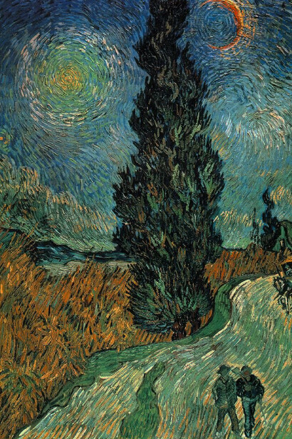 Van Gogh, Sentiero di notte in Provenza