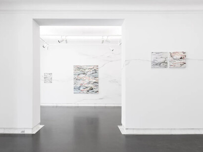 Sunjeong Hwang and Wonhae Hwang, Skin and nerve, exhibition view. Courtesy of Galerie Kornfeld
