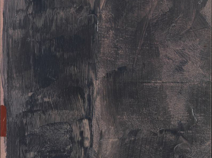 Jules Olitski, Camillus Banished -Two (detail), 1974, acrylique sur toile, 198 x 89 cm © The Estate of Jules Olitski