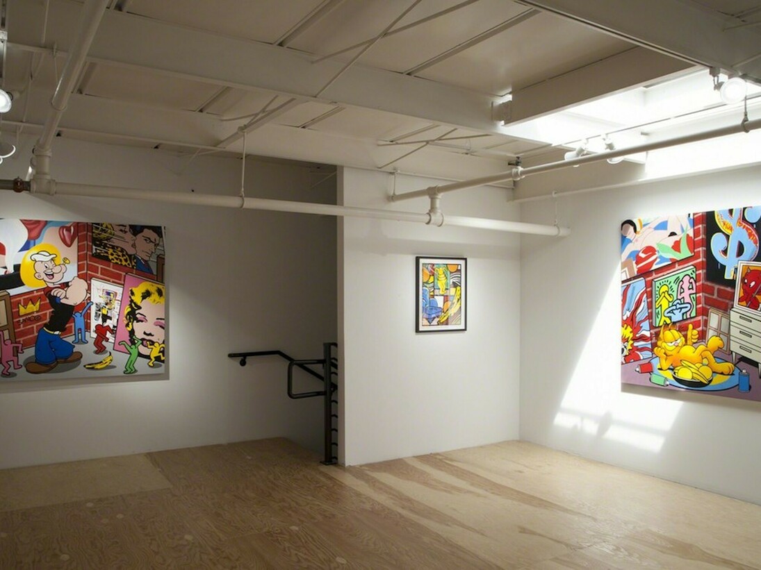 Speedy Graphito, Exhibition view. Courtesy of Fabien Castanier Gallery
