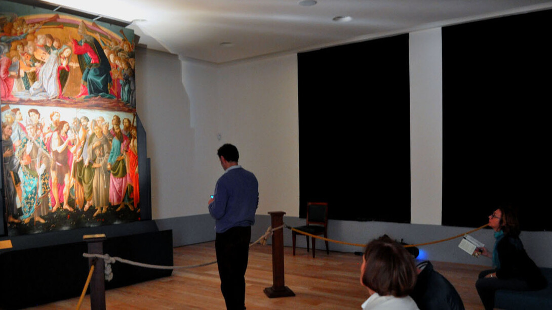 Foto allestimento della mostra 