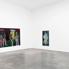 Various artists, Circa 1995. New figuration in New York, exhibition view. Courtesy of David Zwirner Gallery