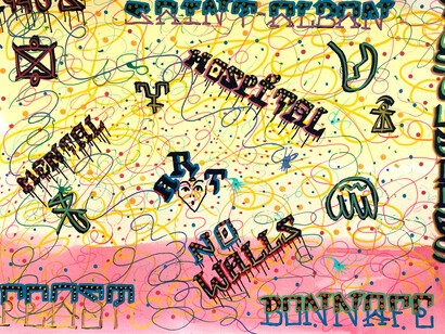 DubbleX, No walls, 2024. Courtesy of Fountain House Gallery