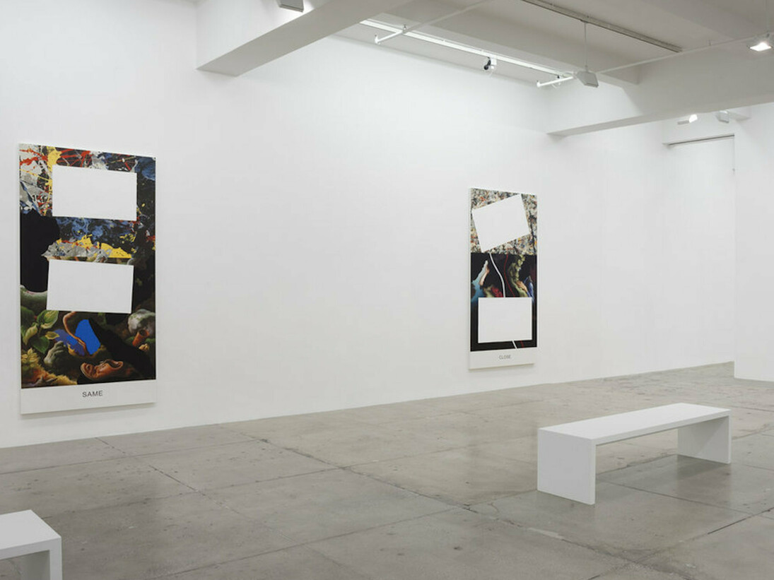 John Baldessari: Pollock/Benton, Exhibition view. Courtesy of Marian Goodman Gallery