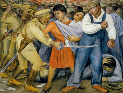 Diego Rivera, homenaje a los movimientos obreros.