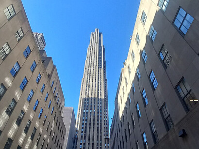 The Rockefeller Center, one of Manhattan's iconic features, New York, USA