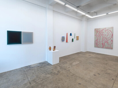 Various artists, Just two, exhibition view. Courtesy of Morgan Lehman Gallery