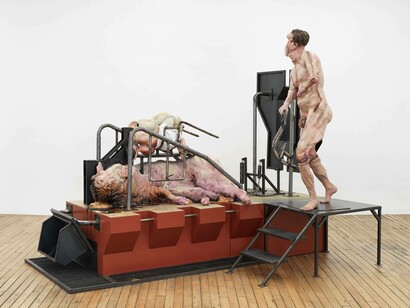 Lionel Maunz, Obedience, exhibition view. Courtesy of Bureau Gallery