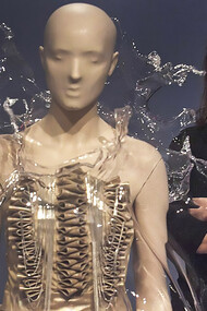 Iris Van Herpen’s iconic Water Dress is a stunning example of her innovative design, first showcased in the 2010 "Crystallization" collection
