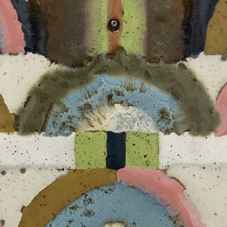 Kevin Umaña, The clothesline appearing as aqueducts (detail), 2025. Courtesy of Yancey Richardson Gallery