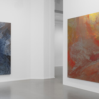 Daniel Lergon, Signale, exhibition view. Courtesy of Galerie Christian Lethert 