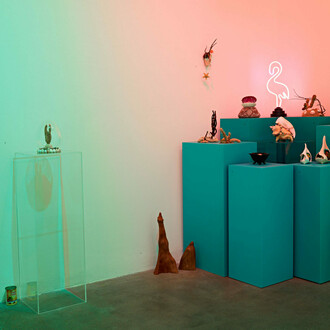 Janie Stamm, Mermaid’s purse, exhibition view. Courtesy of CAM