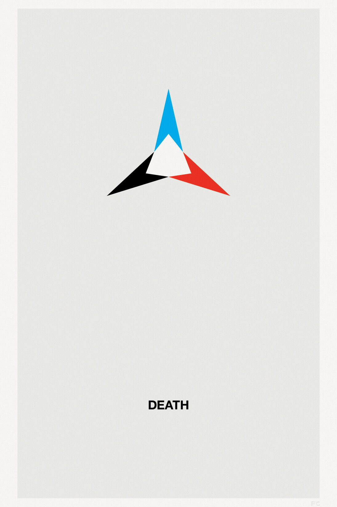 Franco Cervi, Death, 2014, serigrafia artistica a quattro colori su carta accoppiata con lastra di alluminio, 90 x 58 cm, Ed. di 5+ 1 p.a. 