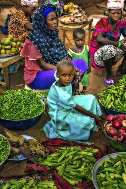 Burkina Faso – Mercato in un villaggio - Ph Sergio Pessolano