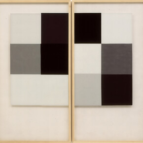 Julio Rondo, F. B., ein 36-jähriger Mann, 1999, Acrylique sur verre (diptyque), 190 x 100 cm (chaque), Oeuvre unique, Courtesy Bendana I Pinel Art Contemporain & artiste