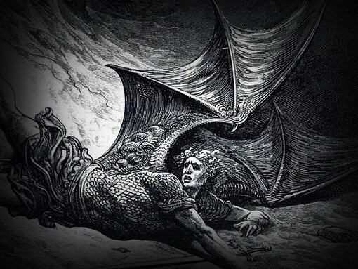 El rey del Abismo, el decimoquinto hijo de la diosa Serpěre, se transformó en un demonio