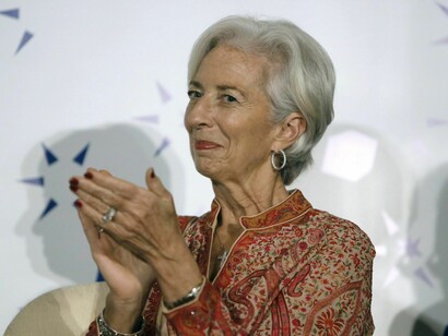 Christine Lagarde in Davos 