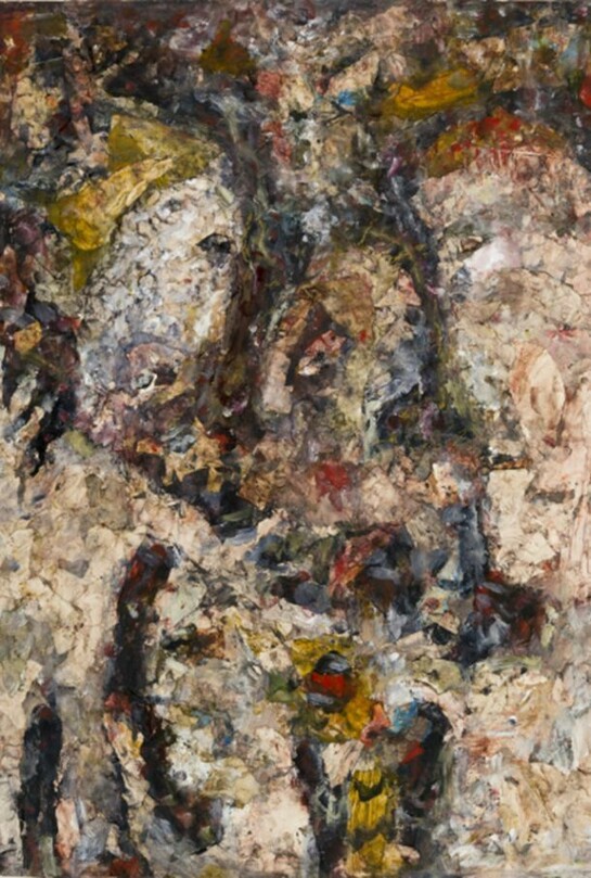 Gene Mann, Untitled, 2008, Mixed media on paper, 25.5 x 19 inches (64.8 x 48.3 cm)