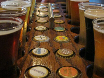 Verschiedene Arten von Bier