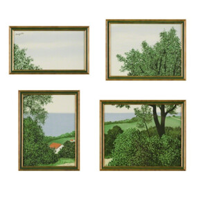 René Magritte, Paysage ou Profondeur de la Terre, 2004. Courtesy of Art Lithographies