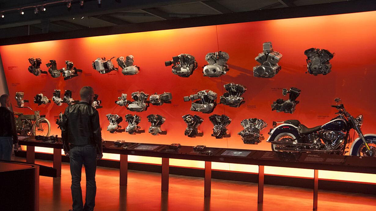 Engine Room. Courtesy of Harley-Davidson Museum