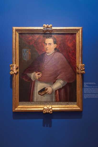 A través del ojo de la aguja, vista de exhibición. Cortesía del Museo Amparo