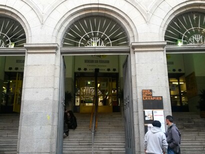 Madrid. Fachada del Mercado de San Fernando