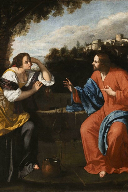 Cristo e la Samaritana al Pozzo, Artemisia Gentileschi