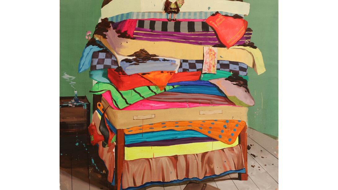 Gama, Gemach II, 2013, Oil on canvas, 82 1/2 x 70 3/4 in (210 x 180 cm)