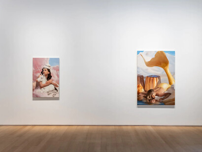 Will Cotton, Between instinct and reason, exhibition view. Courtesy of Templon 