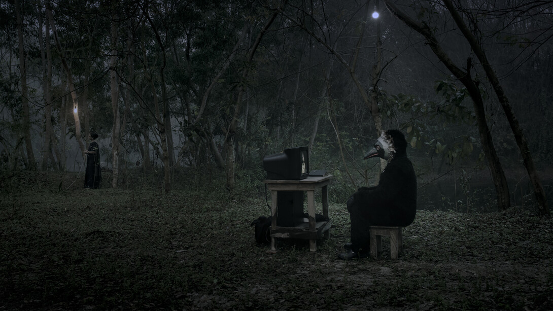 Soumya Sankar Bose, A discreet exit through darkness (detail). Courtesy of Kunstraum Niederoesterreich