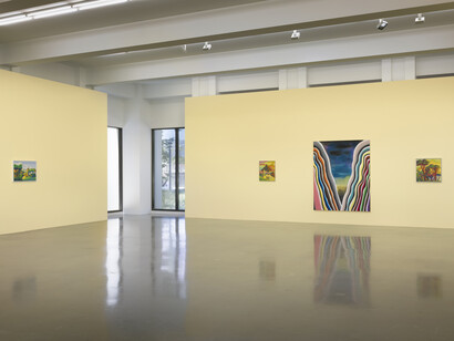Andreas Schulze and Salvo, About painting, exhibition view. Courtesy of Sprüth Magers