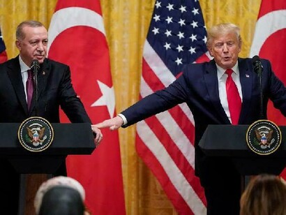 Recep Tayyip Erdoğan and Donald Trump