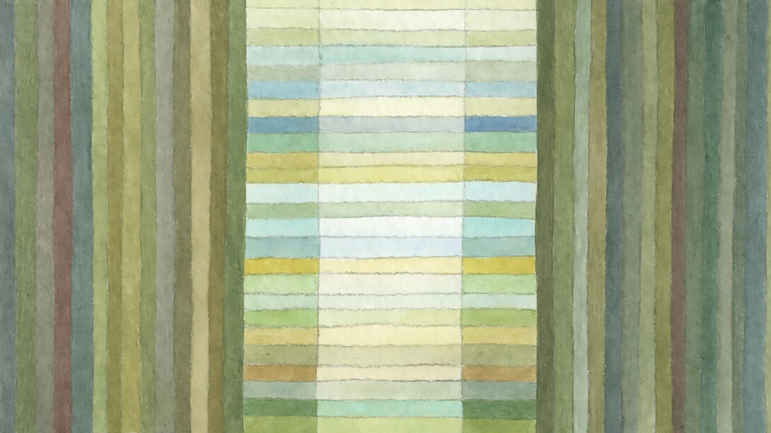 Farewell (from the Waldszenen series)  watercolour 16 x 12cm  Mark Weighton  2023