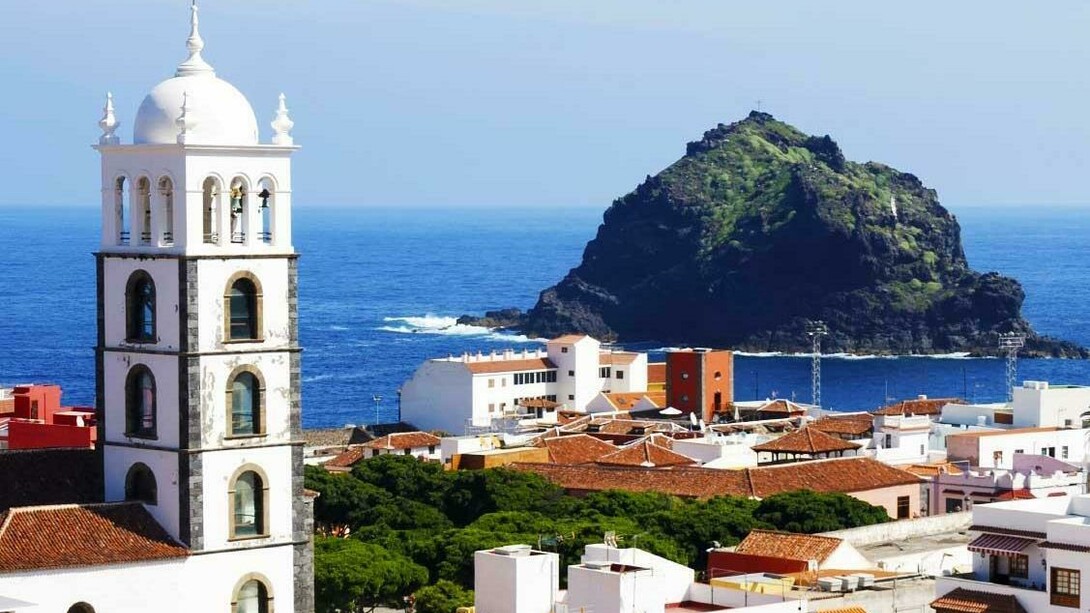 Vista desde la localidad tinerfeña de Garachico