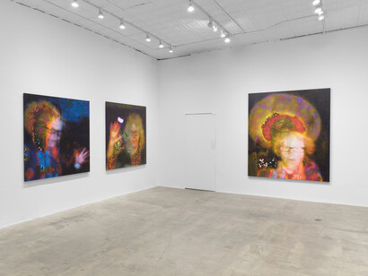 Eliza Douglas, Ghosts, exhibition view. Courtesy of Gagosian