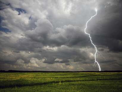 Una tormenta en el campo