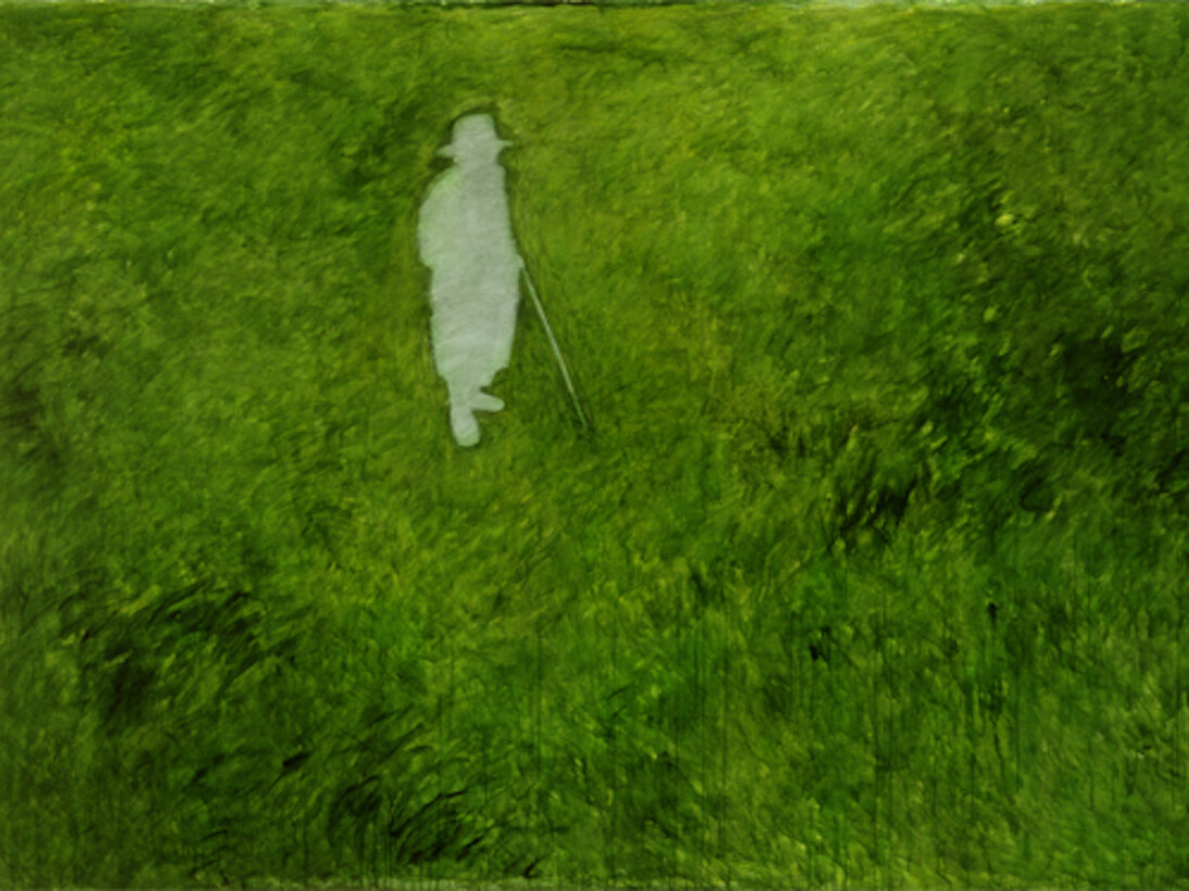 May Stevens, Green Field, 1990. (c) May Stevens; Courtesy of the artist and Ryan Lee, New York