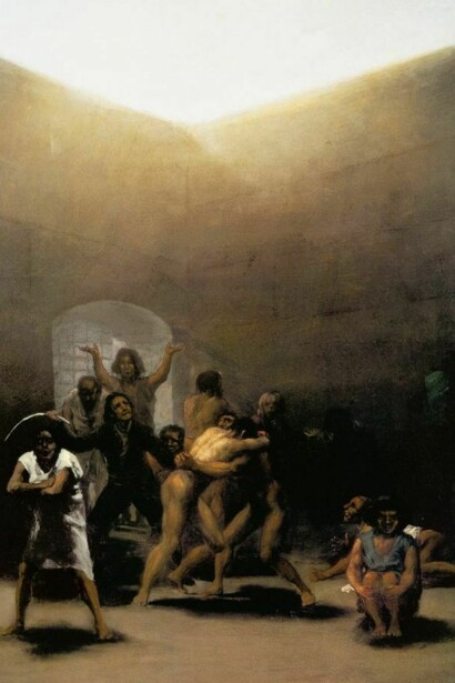 Grande Hazaña ! Con muertos ! (Great deeds! With dead men!), c. 1812-1815.  
From the series Disasters of War, plate 39.   
Etching with wash, 15.5 x 20.8 cm.