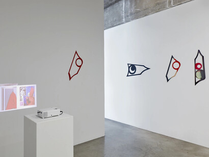Thomas Scheibitz, Argos eyes, exhibition view. Courtesy of Tanya Bonakdar Gallery