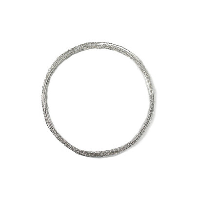 Professor Yasuki Hiramatsu, Twisted Neckpiece, white metal, W:24cm