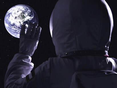 Larissa Sansour, A space exodus, 2009.