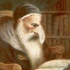 Dipinto di Nahmanide, il più importante studioso e intellettuale ebreo catalano del Medioevo, cabalista e commentatore biblico