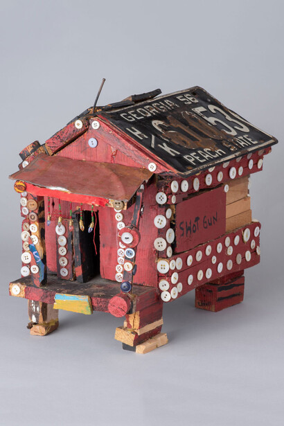Beverly Buchanan, Shot gun house, 1992. Courtesy of Georgia Museum of Art